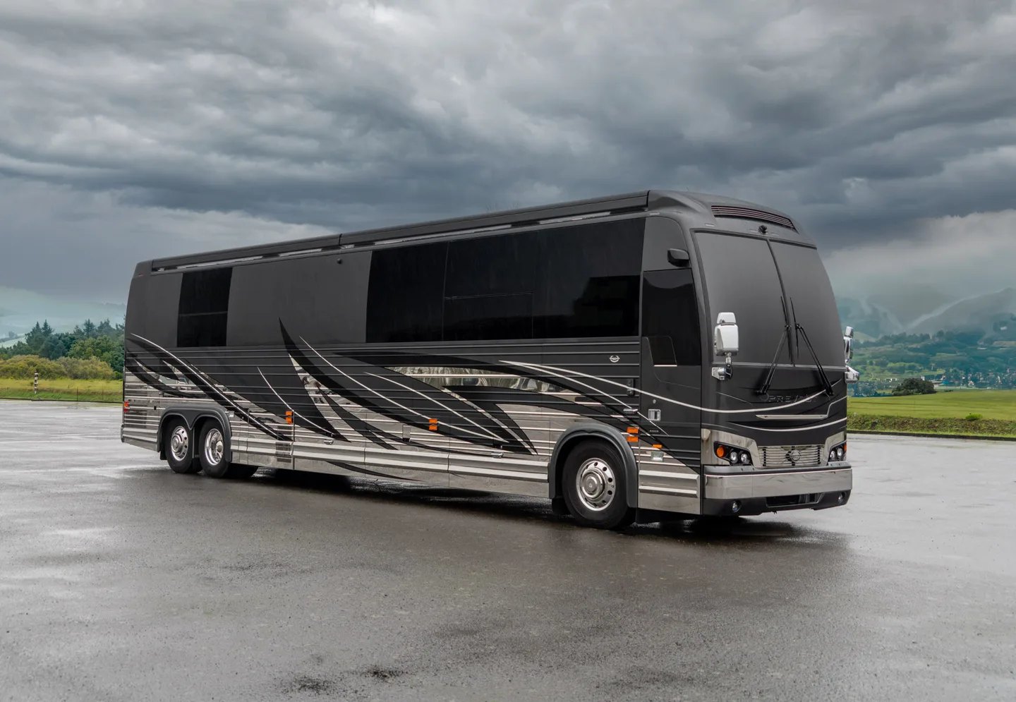 2024 Marathon H3-45 Prevost motorcoach exterior - DOUBLE SLIDE, 0 miles