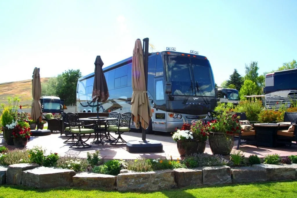 Polson Motorcoach Resort luxury RV resort in Polson, Montana