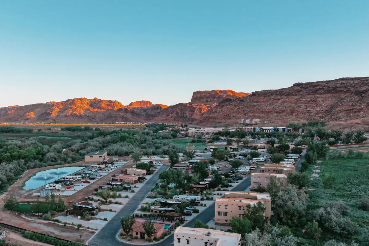 Village Camp Moab luxury RV resort in Moab, Utah